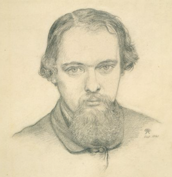 self-portrait of DG Rossetti